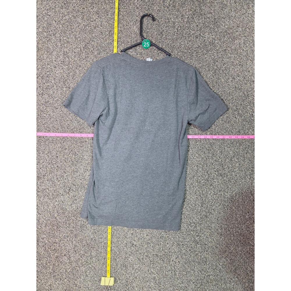 Bella + Canvas Graphic Tee Mens M Gray Hustle From Home Short Sleeve Shirt - Picture 3 of 4